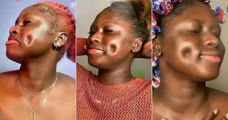 Nigerian lady breaks internet after sharing photos of her deep facial dimples