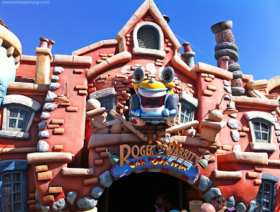 Roger Rabbit's Car Toon Spin Disneyland Toontown Rabbit dark