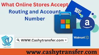 Online Stores Accept Routing and Account Number