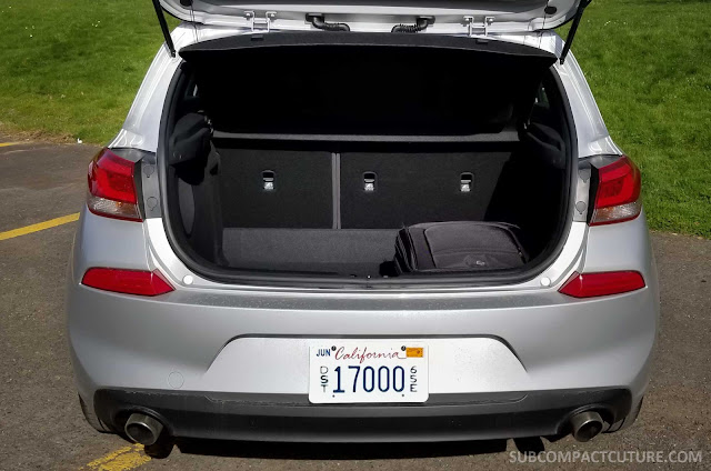 Elantra GT's cargo area