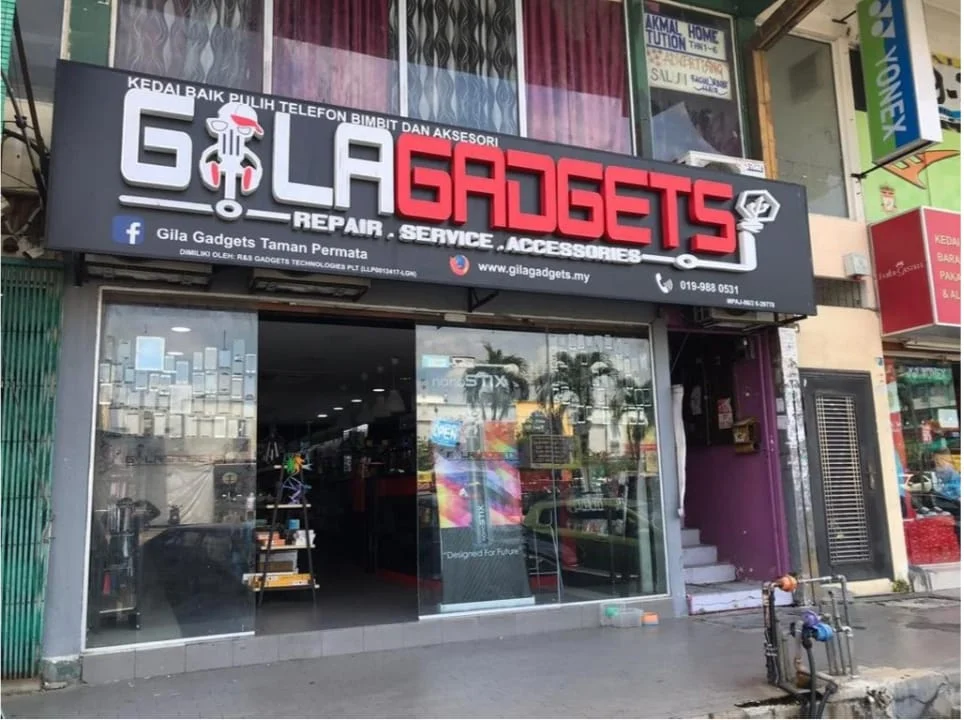 Kedai Repair Phone dan Laptop Taman Permata di Gila Gadgets