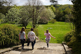 polesden lacey garden stairs