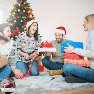 A white elephant or silly gift exchange is always sure to get everyone laughing.