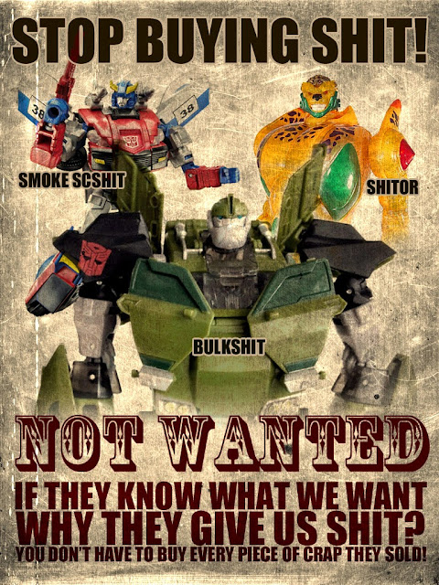 Worst Transformers, Bulkhead, Cheetor supreme, Smokescreen