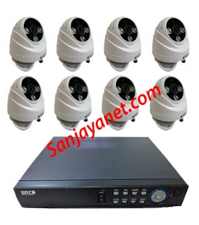 Jual Paket CCTV 8 Channel Merk SPC 1.3MP Jernih Blora rembang cepu