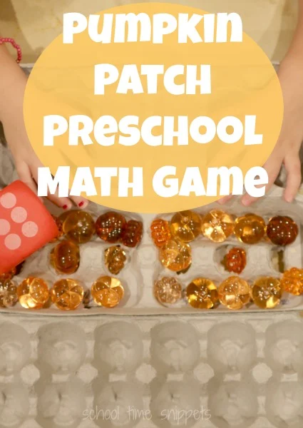 preschool math game