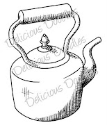 A vintage style kettle for you, one of those that used to be hung over the .