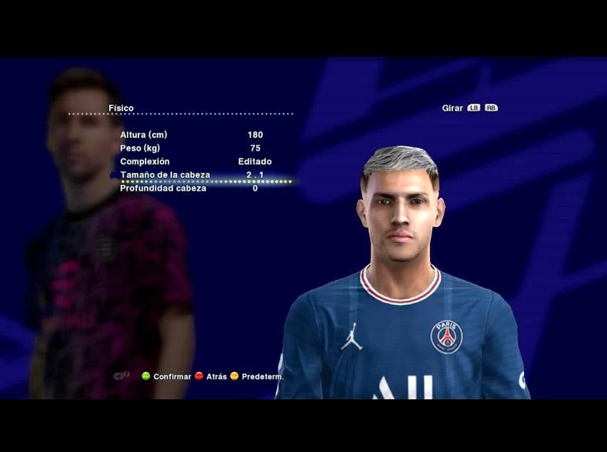 Leandro Paredes Face For PES 2013