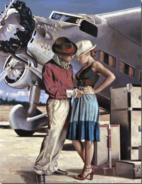 British Artist-"Peregrine Heathcote" 1973