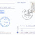 "Universal ie blouse Day" postmark on card from Moldova