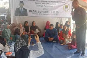 Badri suhendi Anggota DPRD Kab.Sukabumi ,Dengar kan Harapan Warga Desa Cikadu dalam Agenda Reses Ke III