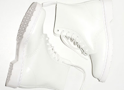 Dr. Martens White Combat Boot