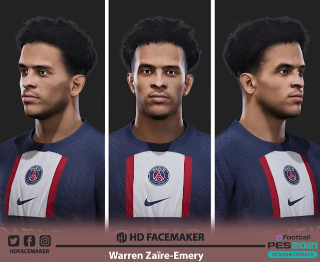 Warren Zaïre-Emery (PSG) For eFootball PES 2021