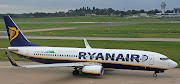 Ryanair Boeing 7378AS EIENJ which is currently based wears (ei enj bhx )