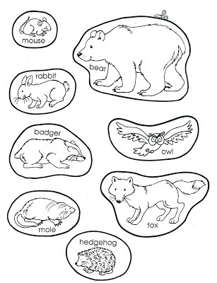 The Mitten Animals Free Printable