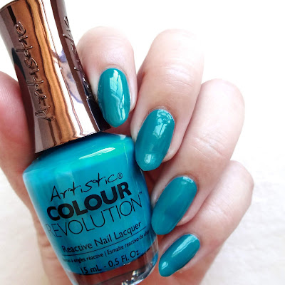 Teal Nails