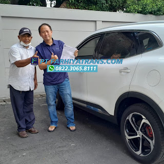 Kirim mobil MG New HS dari Surabaya tujuan ke Denpasar Bali dengan truk towing estimasi pengiriman 12 jam.