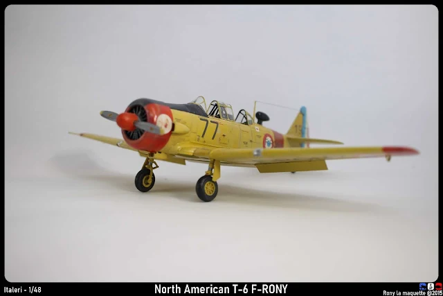 Maquette du T-6 d'Italeri au 1/48