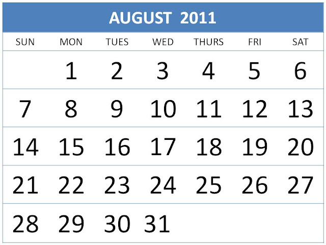 august 2012 calendar. Calendar 2011 2012