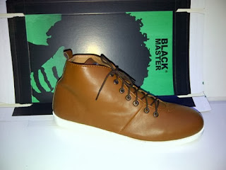 Sepatu Black Master Semi Boot Original _Code 01