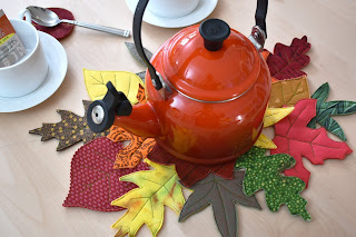 Fall leaf decor trivet by Erika Mulvenna