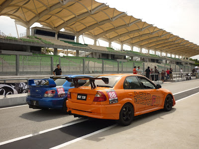 Time To Attack Sepang Evolution VS Impreza