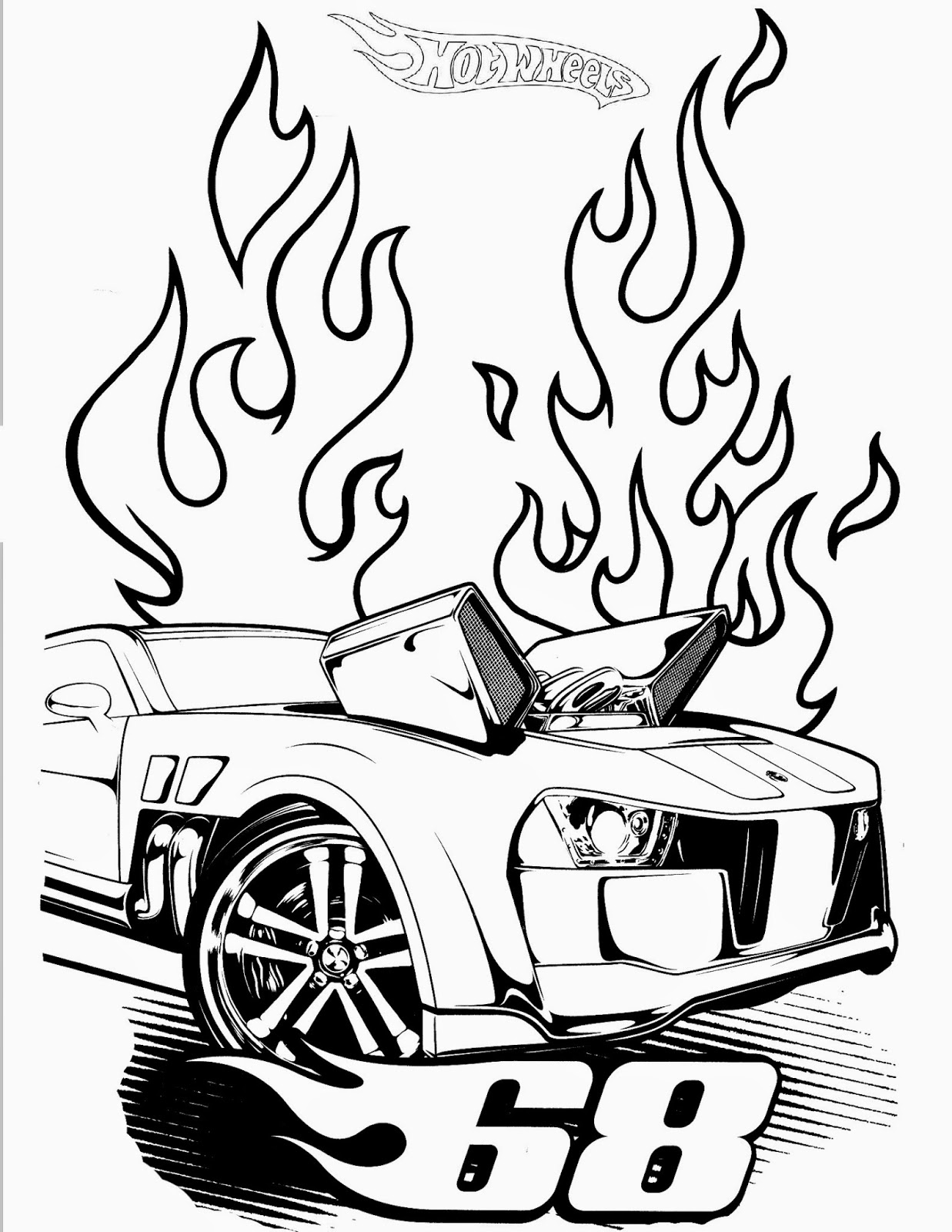 Download Hot Wheels Racing League: Hot Wheels Coloring Pages - Set 3
