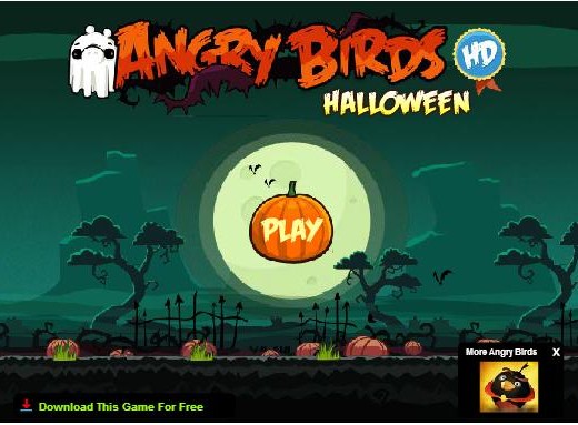 Game Y8 Angry bird Halloween