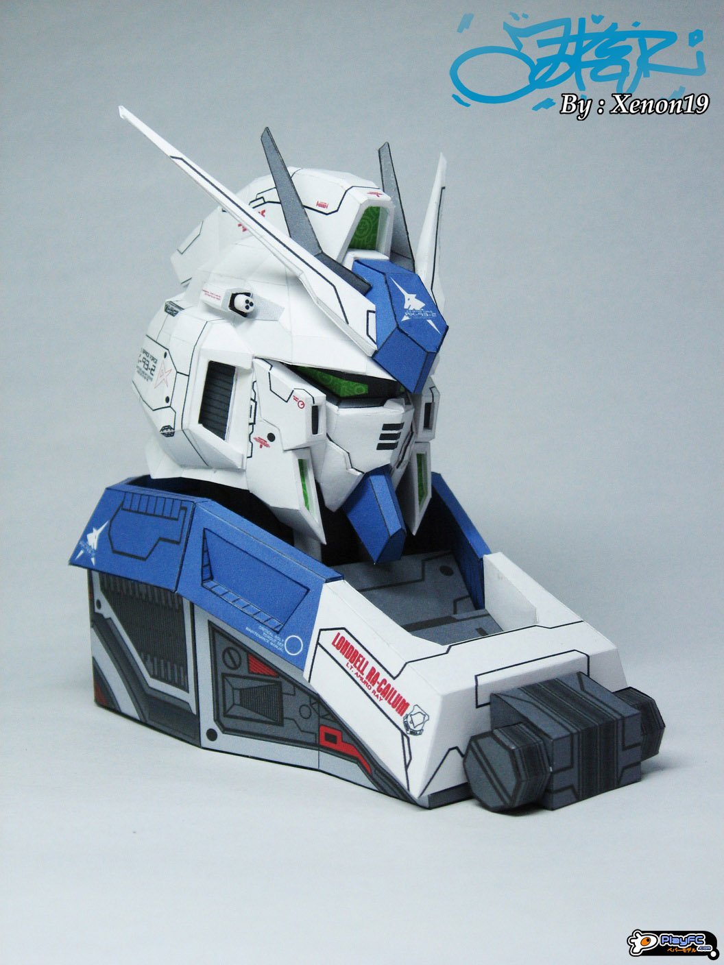 Gundam Bust Paper Model