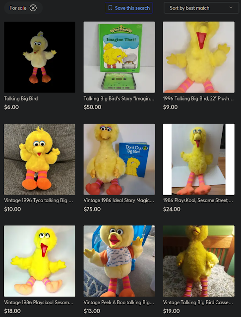 Vintage Big Bird items on Mercari