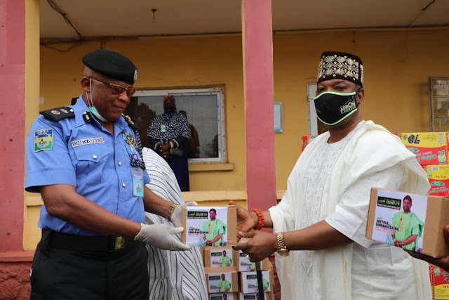 South West Patron of PCRC and Adron Boss Visit Ogun State Command With Palliative