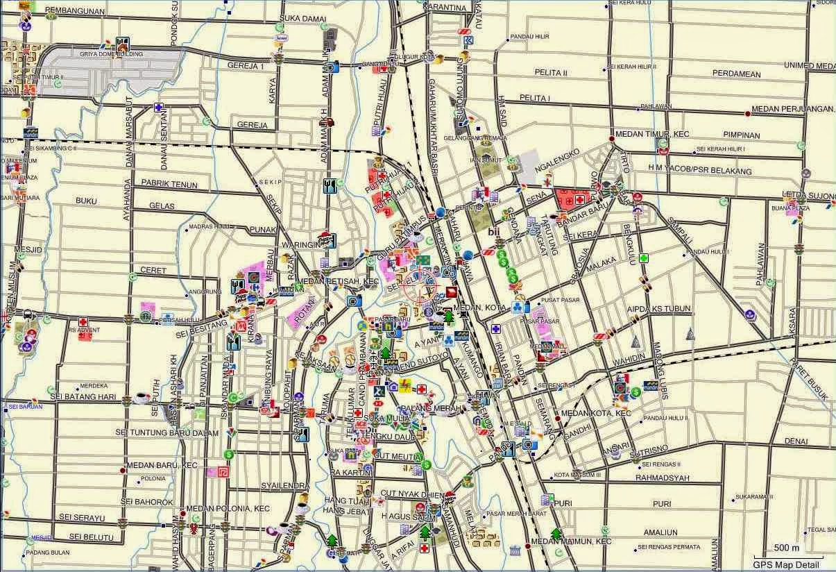 Peta Jalan Medan Petunjuk Ketika Bepergian Cerita Medan
