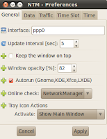 Network traffic monitor for Linux preferences