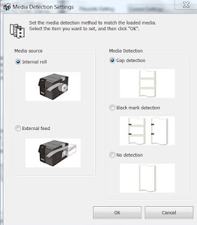 C7500G Continuous Label Setting