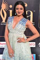 Vimala Raman in a Deep Neck White Shaded Sleeveless Gown ~  Exclusive 43.JPG