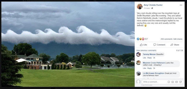 Viral, Portrait of Clouds Shape Waves, Similar to Van Gogh's Painting