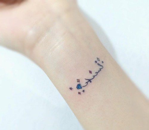 33 Gambar Tato  Feminim Lucu Simple  dan Keren Gambar 