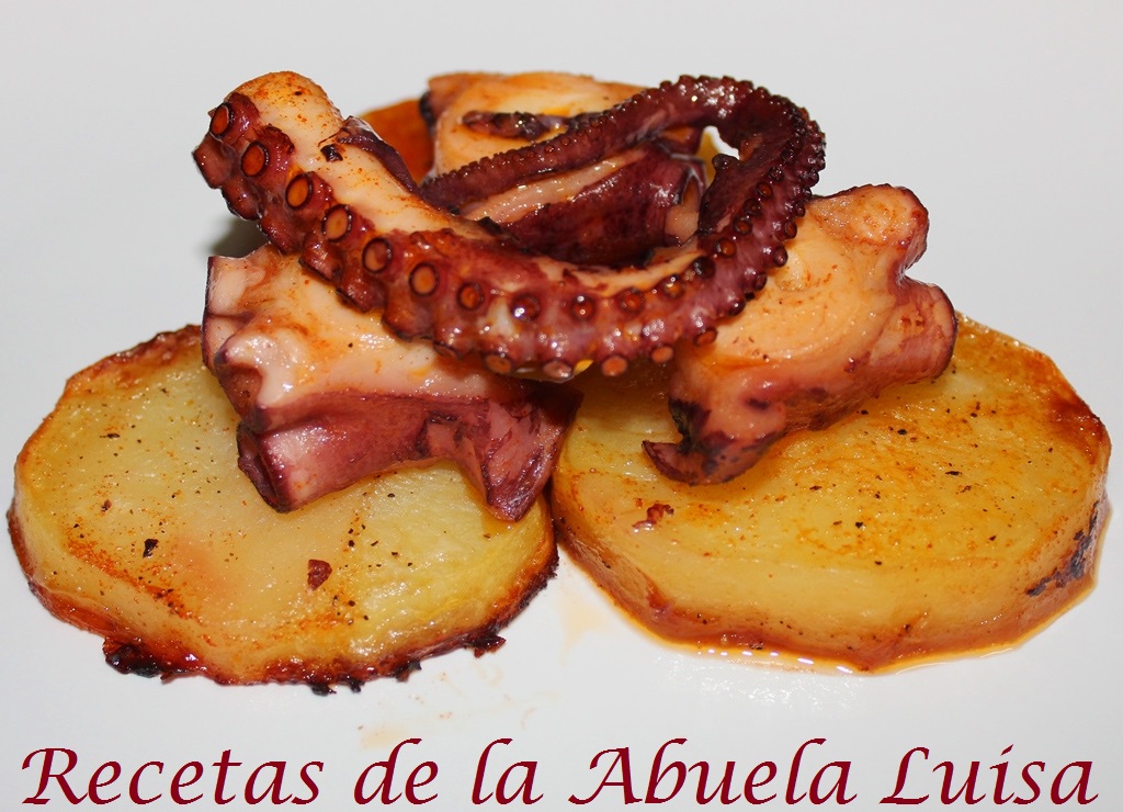 PULPO AL HORNO : Recetas de la Abuela Luisa