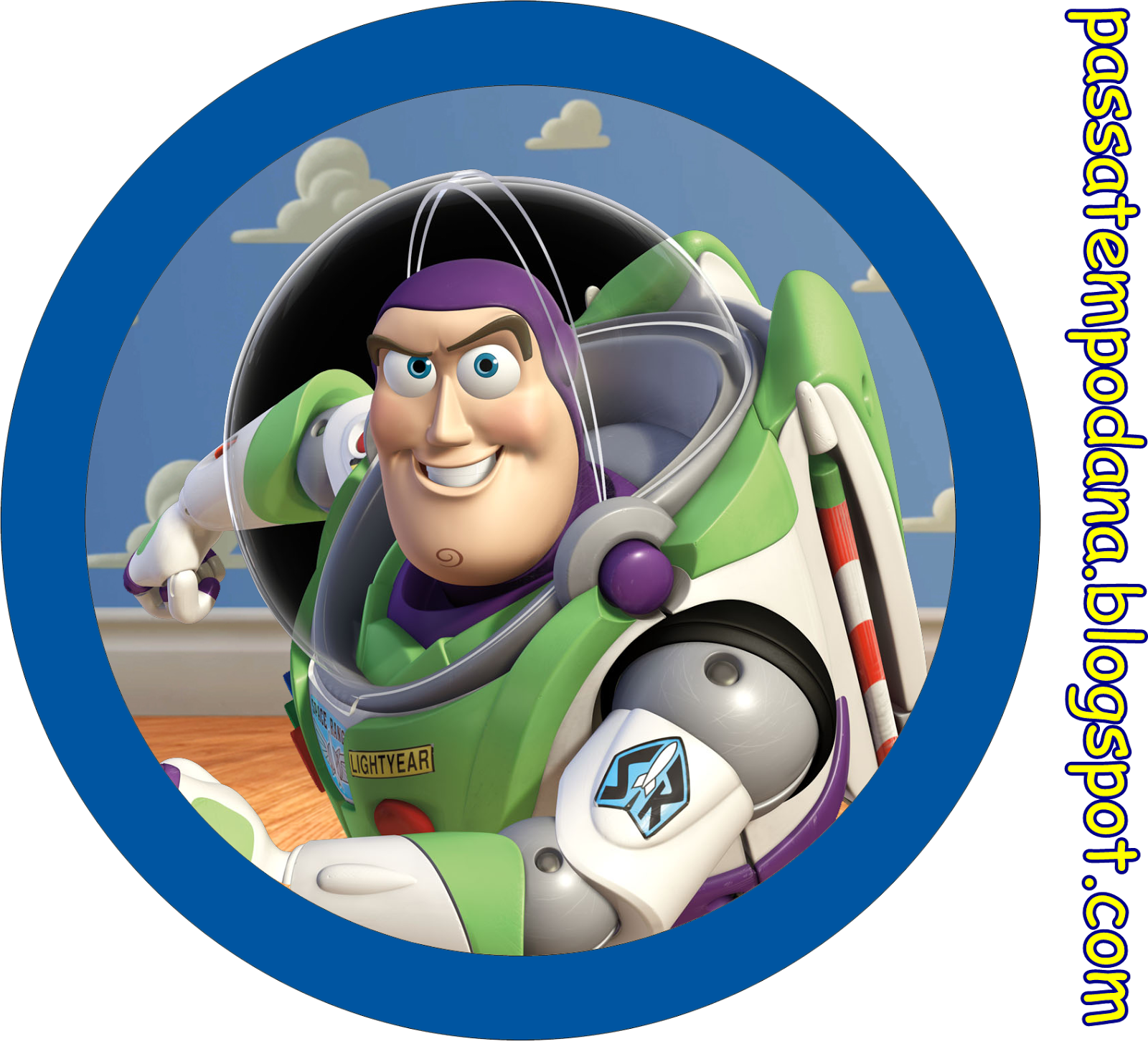 Toppers, stickers o etiquetas de Toy Story para Imprimir Gratis.