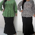 Peplum Kurung maxidress