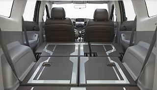 2012 Chevrolet Orlando Cargo Area Seats Folded