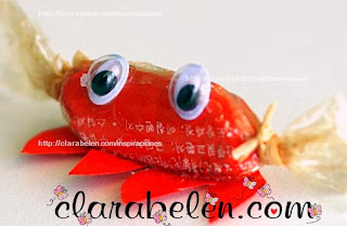 http://clarabelen.com/inspiraciones/2634/envoltorios-de-caramelos-reciclados-para-hacer-adornos-cangrejos/