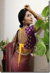 Bangladeshi model Actress ALISHA  PRADHAN Saree (8)