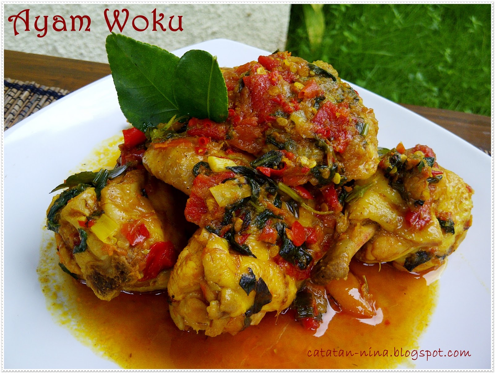 AYAM WOKU  Resep Kue Masakan dan Minuman Cara