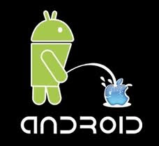 Android logo,Apple logo, meada