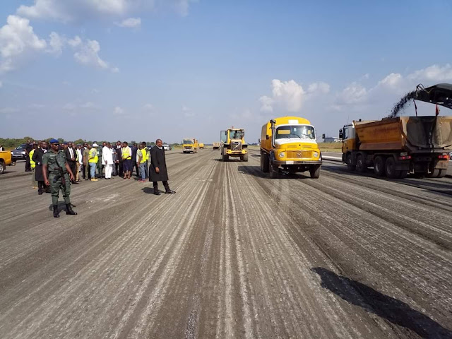 Enugu Governor Ugwuanyi Inspects Ongoing Rehabilitation Of Akanu Ibiam Airport (Photos)