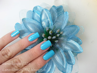 nail art oceano floreale