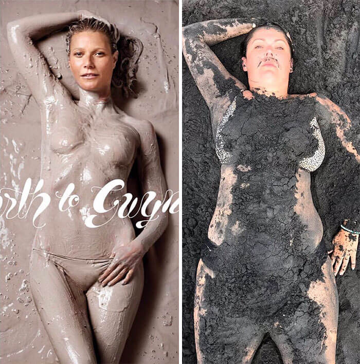 Woman Recreates Celebrity Instagram Pictures, And It's Hilarious