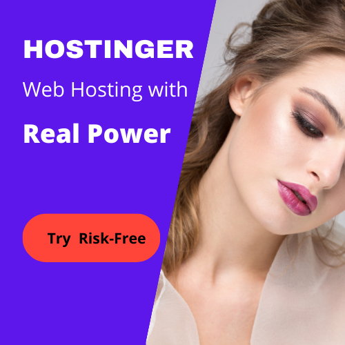 Hostinger web hosting banner