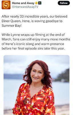 Irene Leaving Home and Away